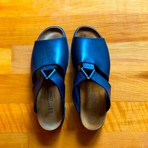 Naot Leo Black Leather Sandal